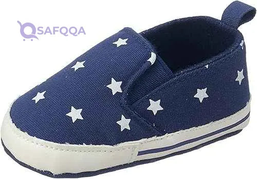 Mix and Max Boys' Low-Top Slip-On Shoes with Pull Tab and Elastic Inserts - Safqqa Egypt