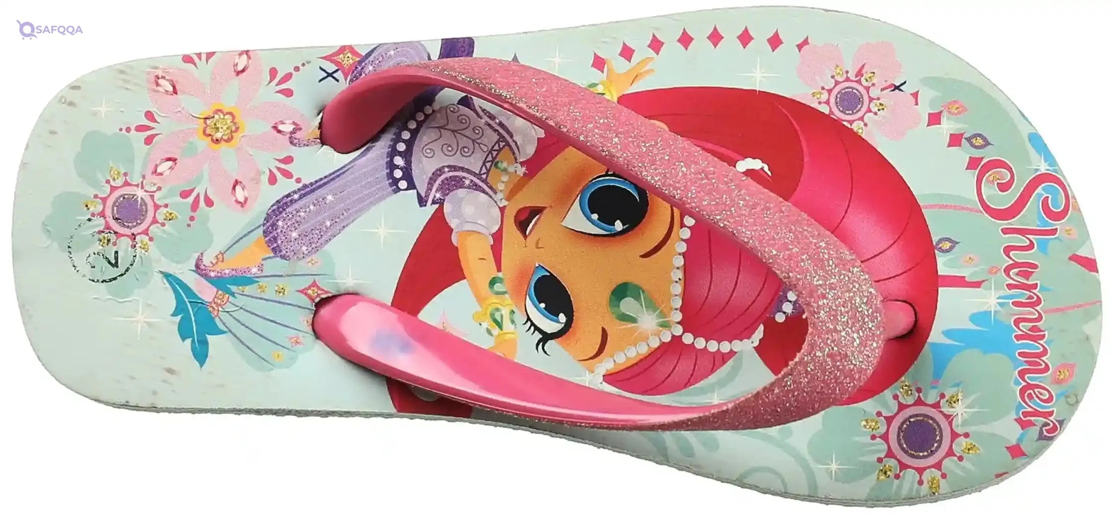 Shim and Shine Flip Flop For Girls,Soft, gentle straps suitable for kids’ sensitive feet. - Safqqa