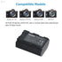 DMK Power Rechargeable Camera Battery & Travel Charger Kit for Sony Alpha - Safqqa