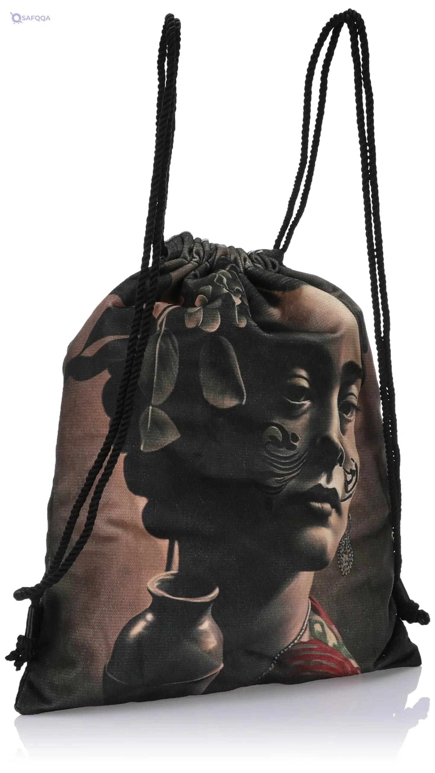 TAT DRAWSTRING BAG - 797, MultiColor, Large - Safqqa