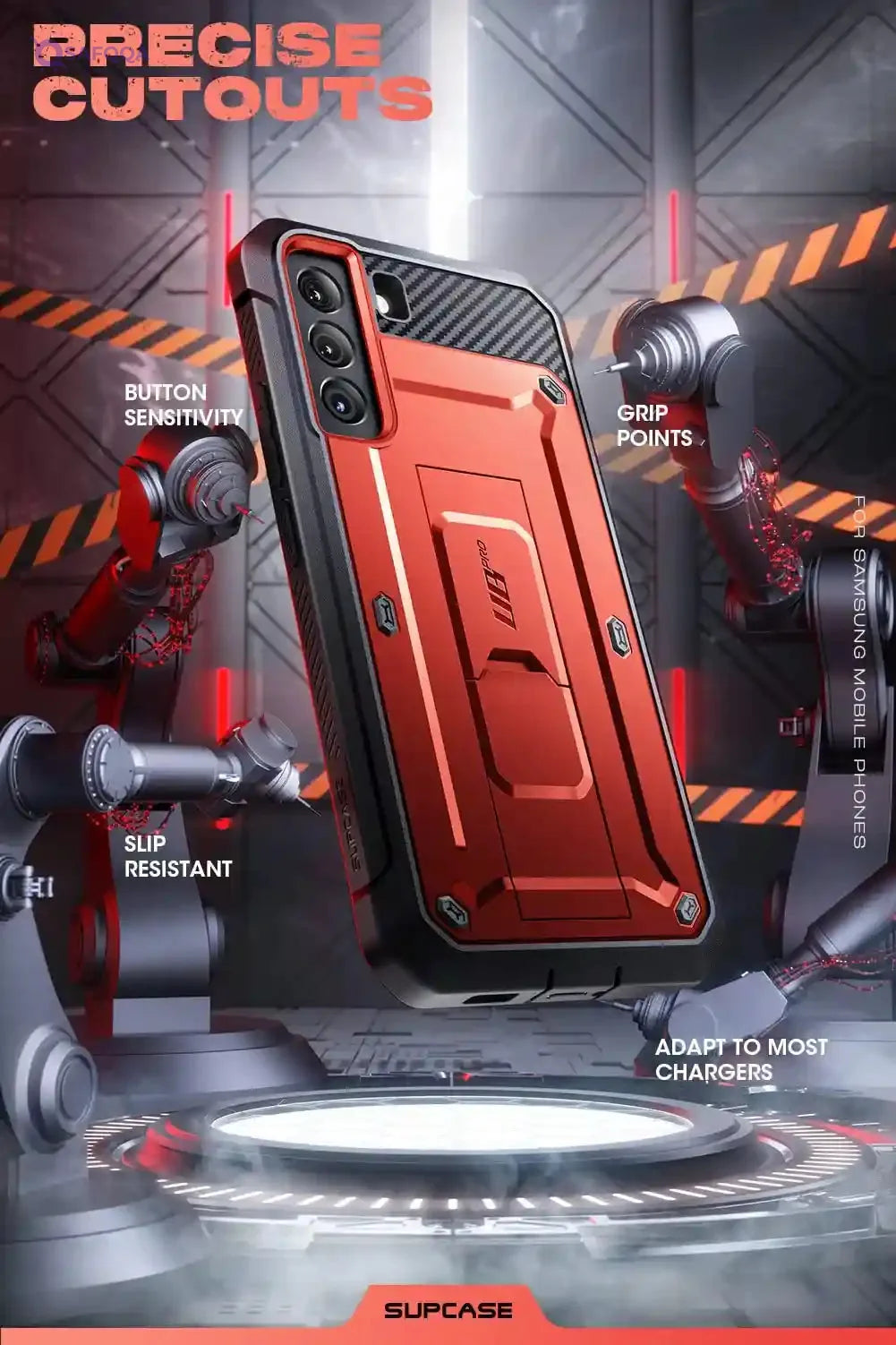 Supcase Unicorn Beetle Pro Series Case for Samsung Galaxy S22+ 5G (6.55") – Dual Layer Rugged Holster & Kickstand Case (No Screen Protector) - Safqqa Egypt