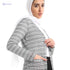 JAMILA Side Pockets Open Neckline Long Cardigan For Women,Ideal for casual wear, office looks, or cooler evenings.. - Safqqa