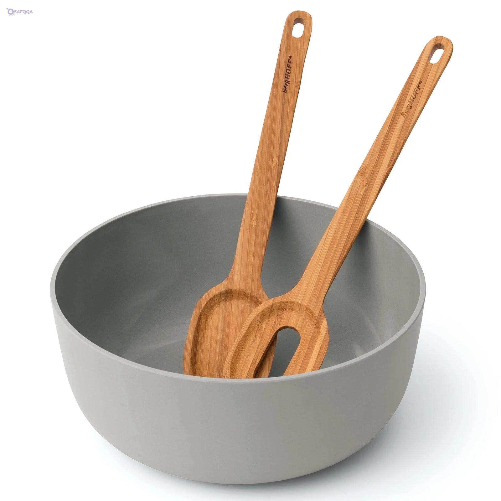 Berghoff Leo 24cm Bamboo Salad Bowl – Stylish and Practical - Safqqa