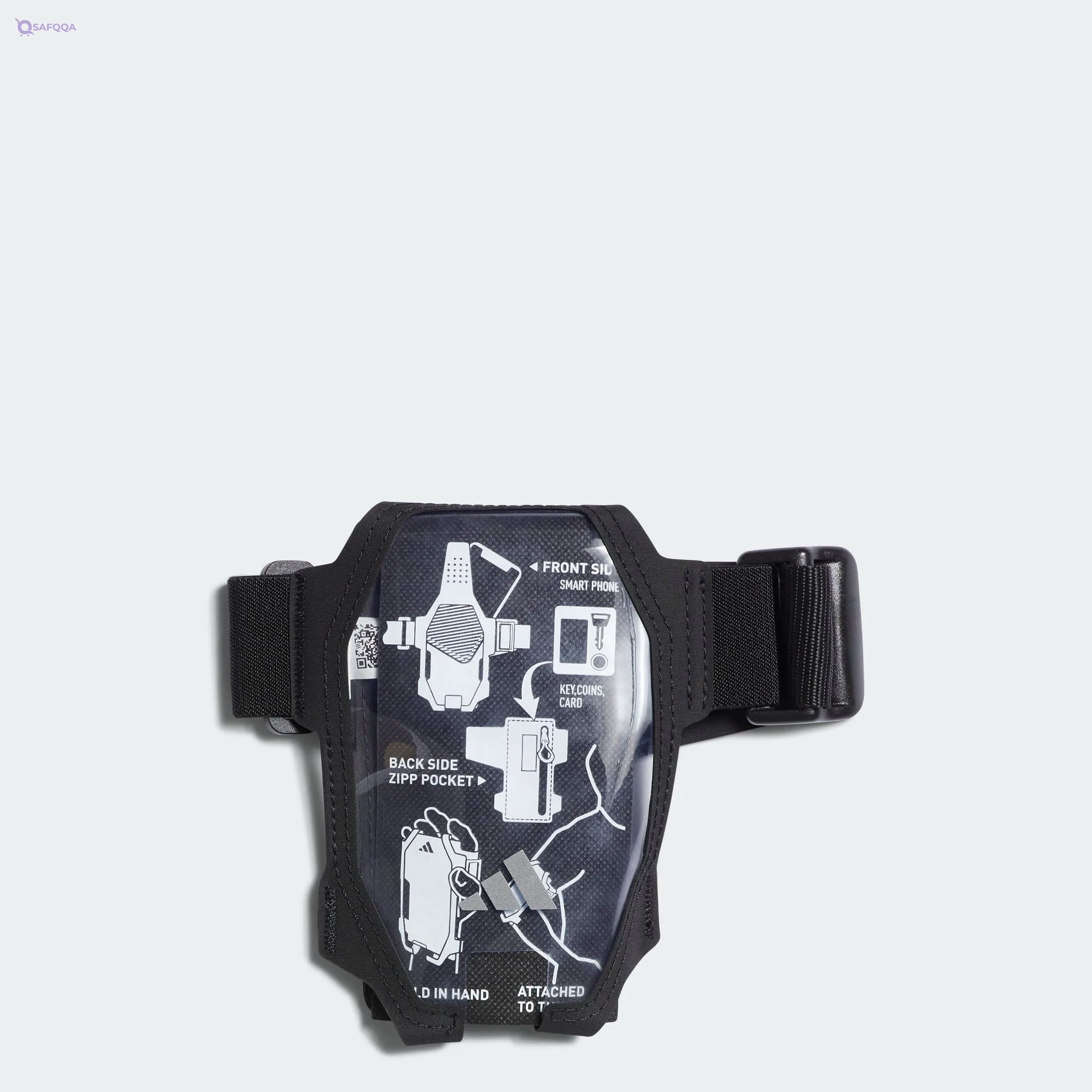 adidas RUN 2W MOB HD BLACK RUNNING OTHER BAG for Unisex size NS - Safqqa