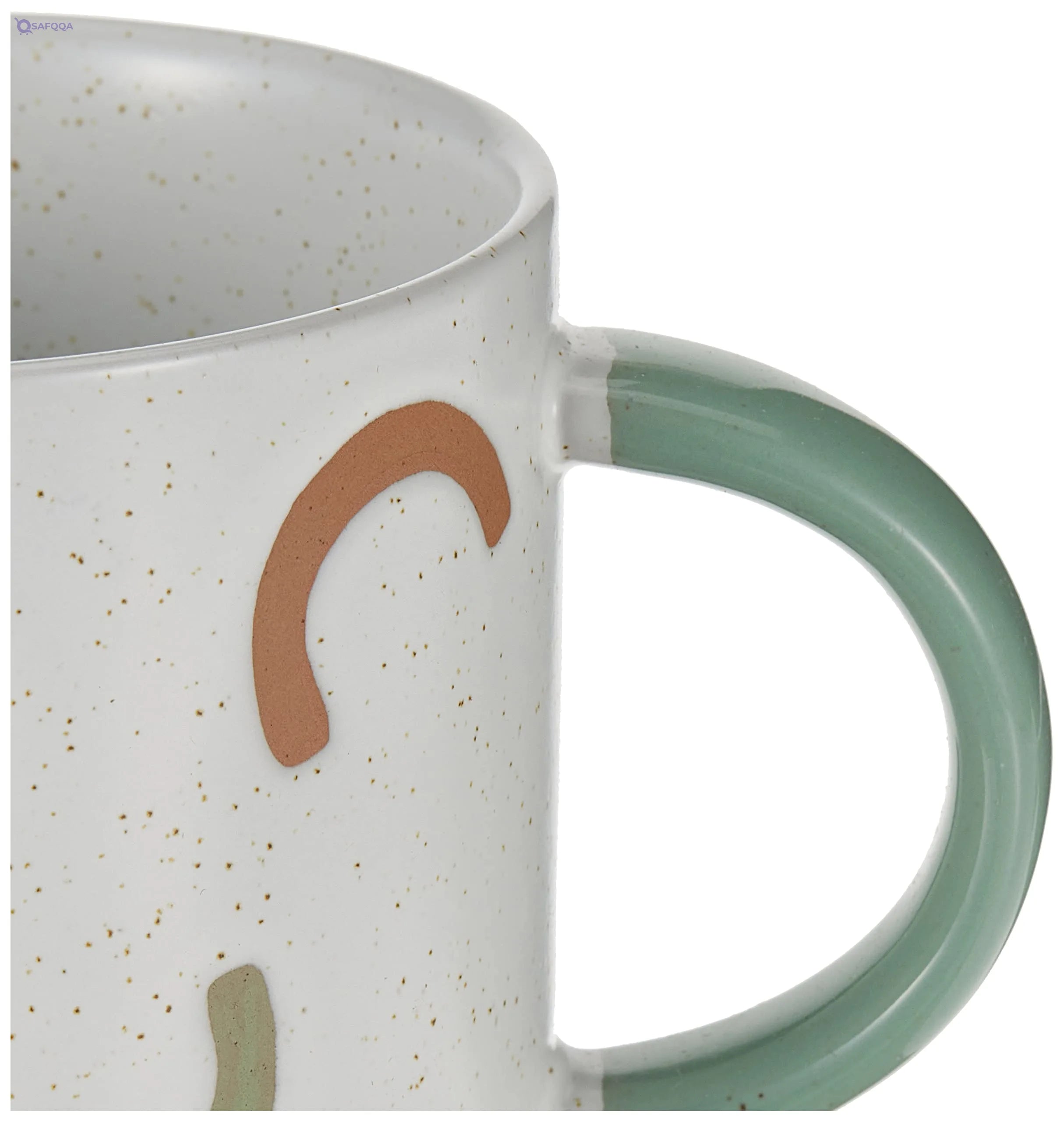 Prickly Pear Rainbow Mug – 350 ml Colorful Ceramic Cup - Safqqa