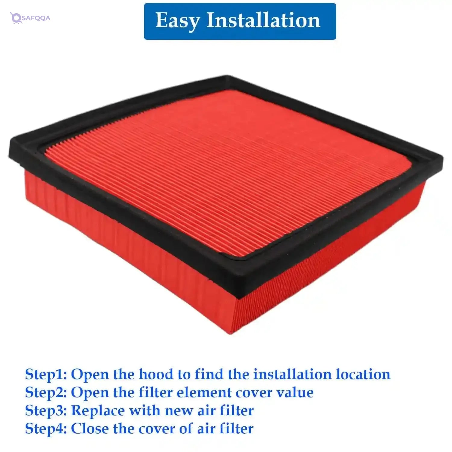 ACCYPRO Engine Air Filter 17801-25020 Compatible with 2018-2024 Camry, 2020-2025 Highlander,2019-2025 RAV4,2019-2022 AVALON,2019-2025 ES350 - Safqqa