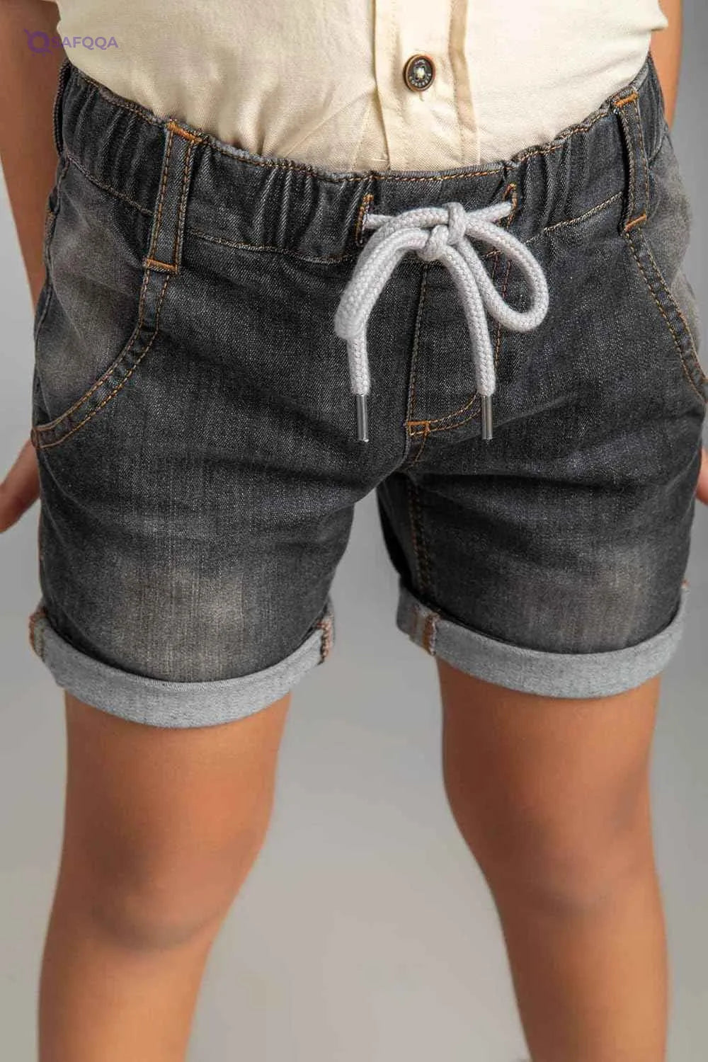 Concrete Boys C322SR3-S22-45N-1068 Denim Shorts - Safqqa Egypt