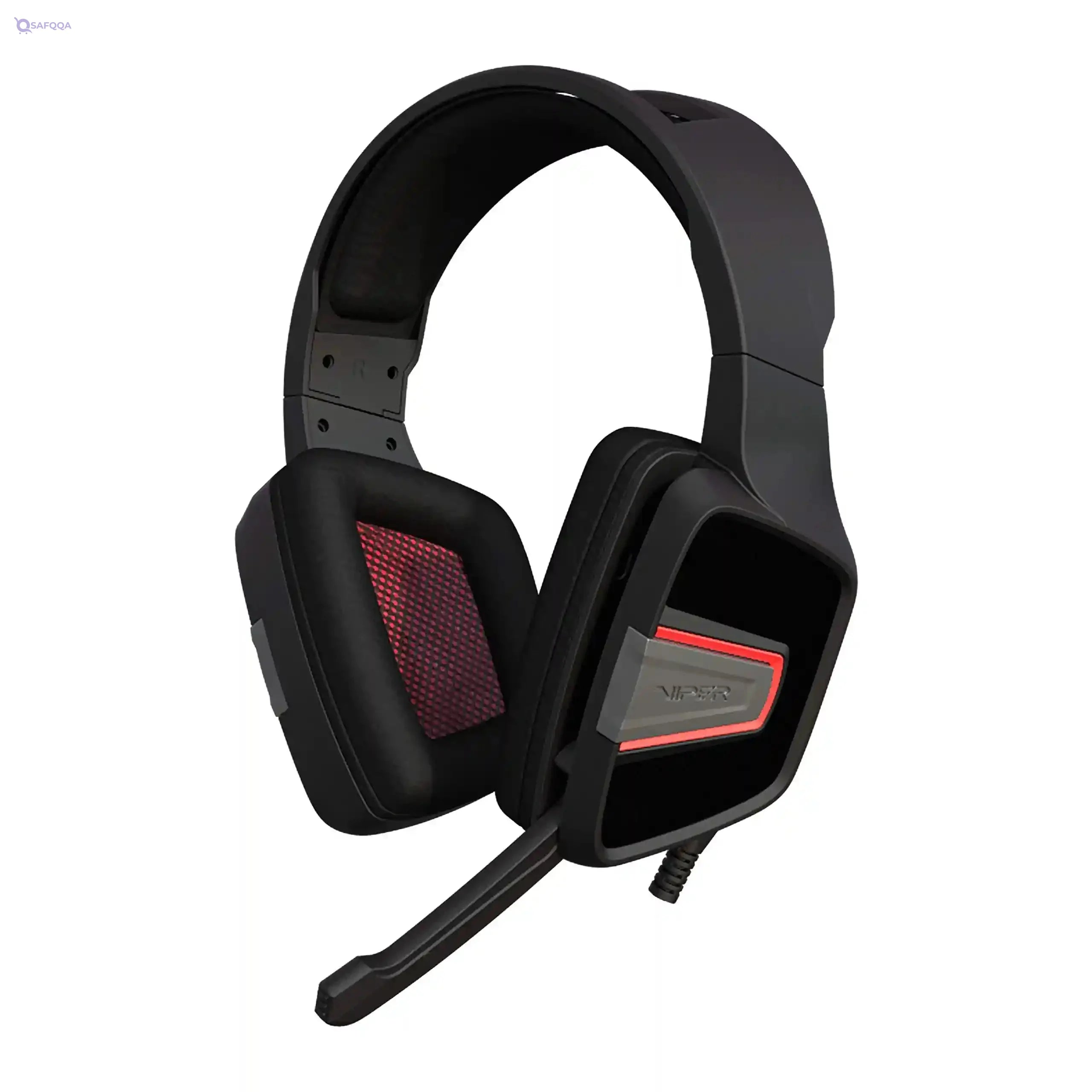 Patriot Memory V330 Stereo Wired Gaming Headset - Superb Sound and Comfort - On-Earcup Control - 50MM Drivers - Foldable Microphone - Multi Platform Headphone - Safqqa