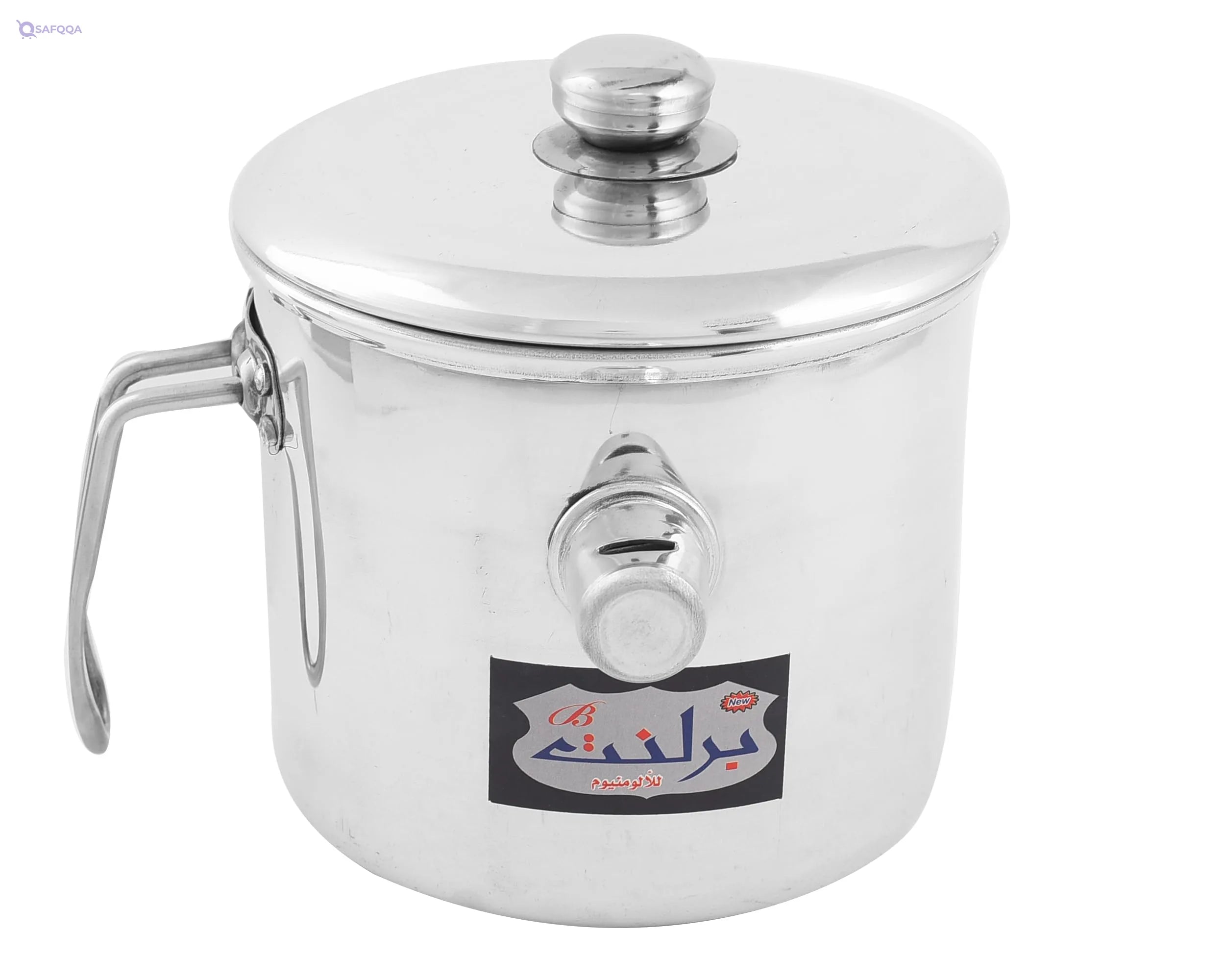 Brilliant Whistling Aluminum Milk Pot – 18 cm - Safqqa