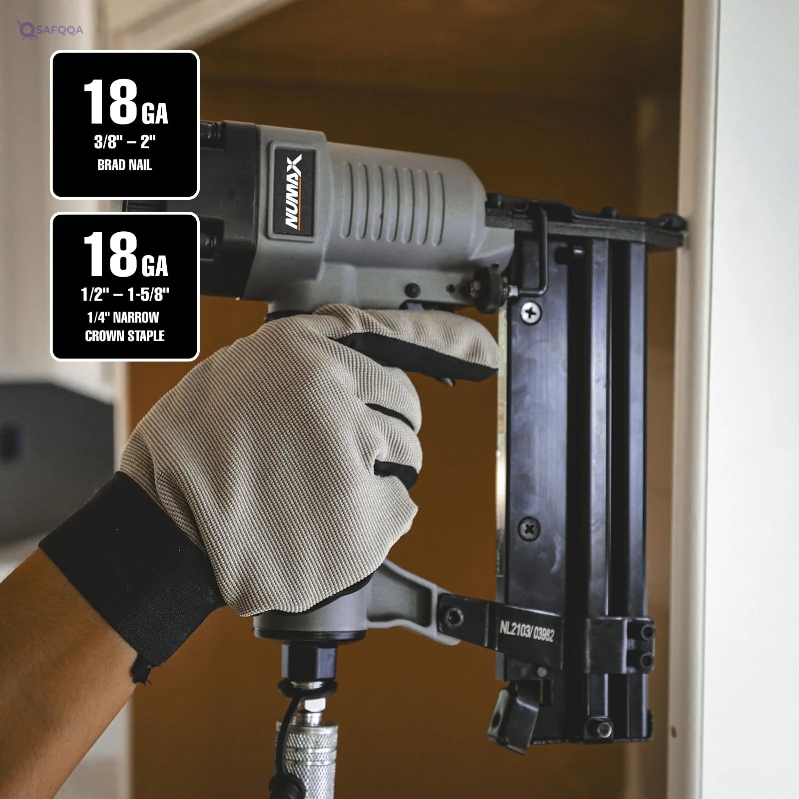 Numax S2 118G2 Pneumatic 2 In 1 18 Gauge 2