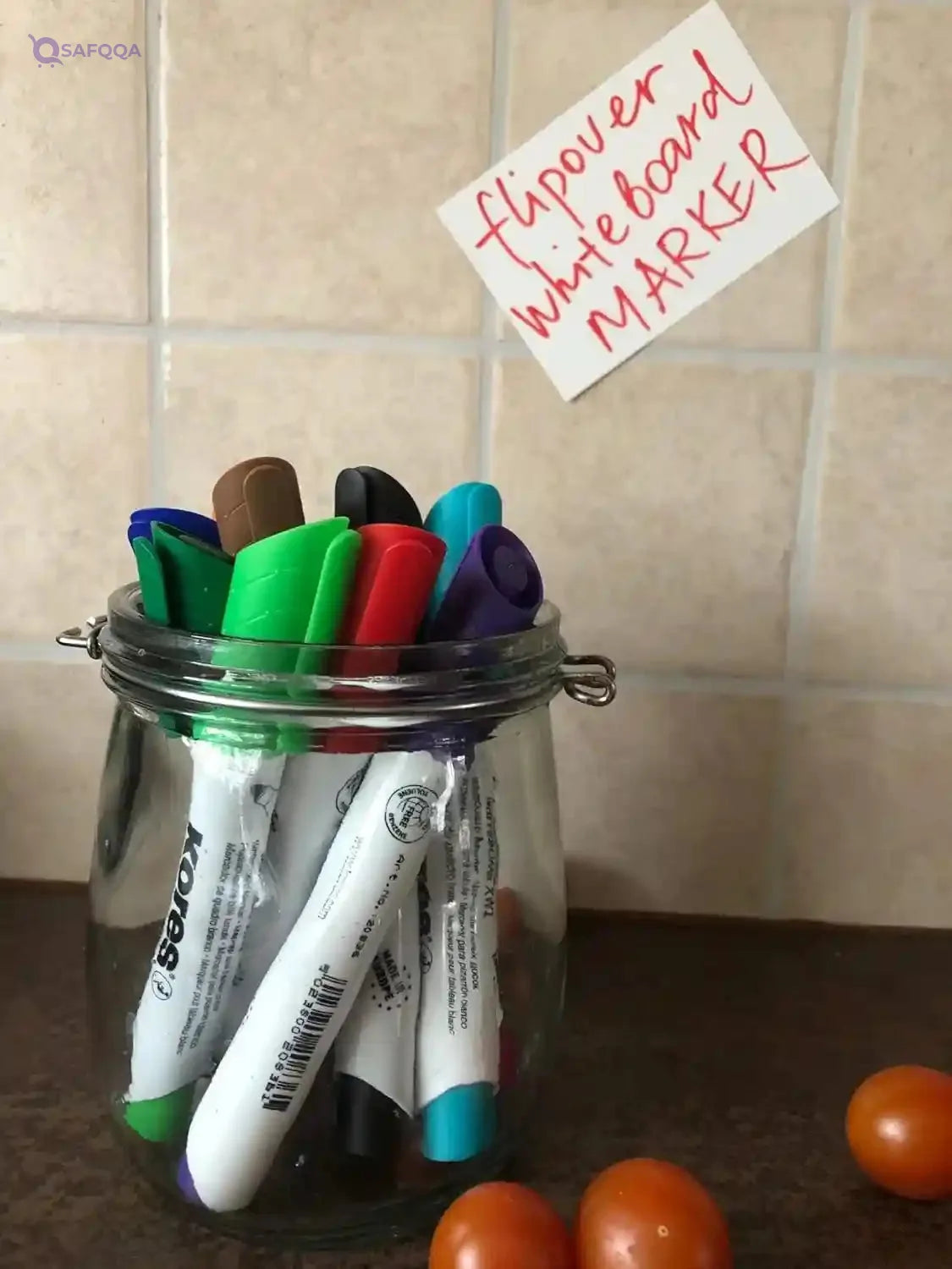Kores Whiteboard marker round tip xw1 orange no:20834 (12 pieces) - Safqqa Egypt