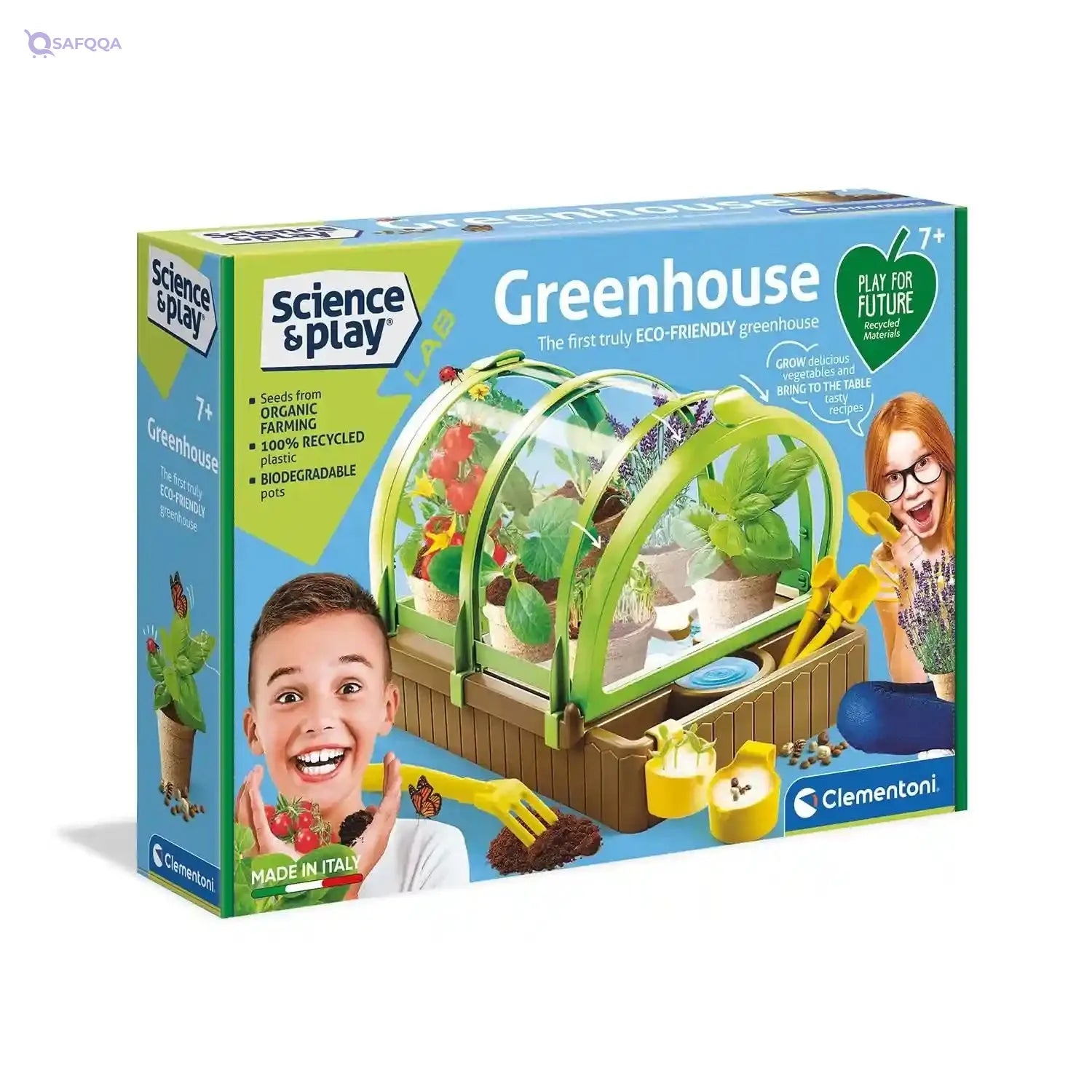 Clementoni 61528 greenhouse for children-ages 7 years plus, multi coloured - Safqqa