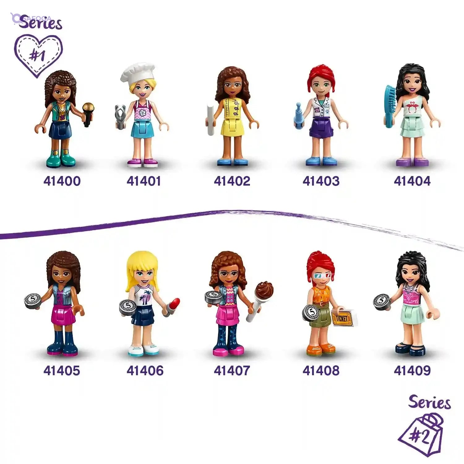 Lego v29-6289180 emma's shopping play cube building blocks - 41409 - Safqqa Egypt