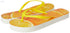 Confortavel womens Flip Flop Slipper Flip-Flop- Orange & Yellow - Safqqa Egypt