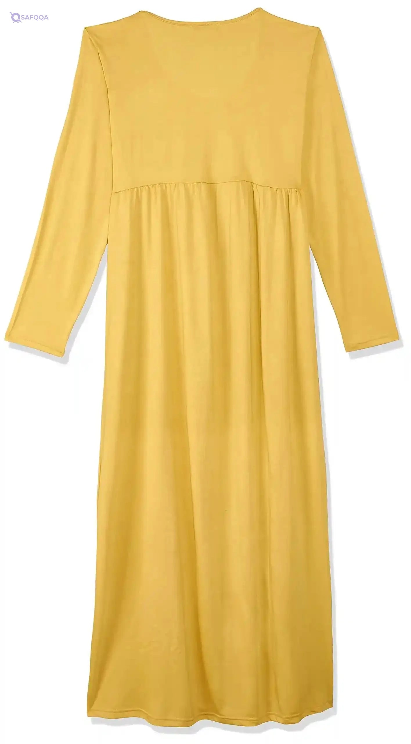 Jamila Women Women Long Full Sleeves Dress With Round Neck - Safqqa Egypt
