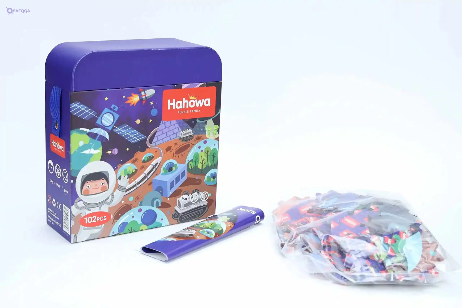 102 Floor Puzzle Jigsaw - Puzzles for Kids and adult - Puzzles Educational Games - Mars City 2050, - Safqqa Egypt