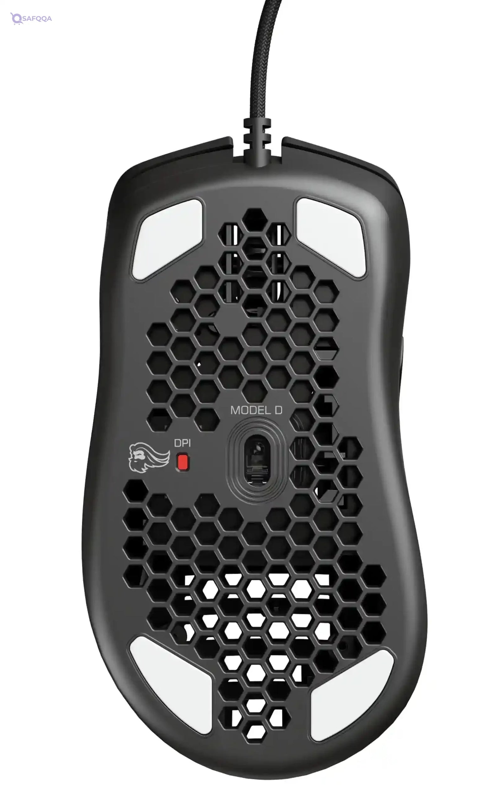 Glorious PC Gaming Race Black Gaming Mouse - Glorious Model D Gaming Mouse Honeycomb - Ultralight RGB Mouse - PC Mouse - Safqqa