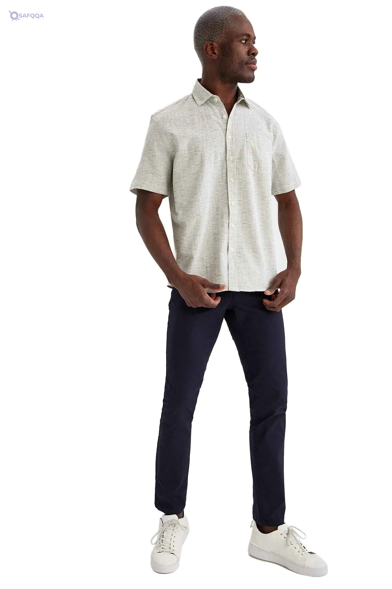 DeFacto mens U3706AZ Shirt - Safqqa Egypt