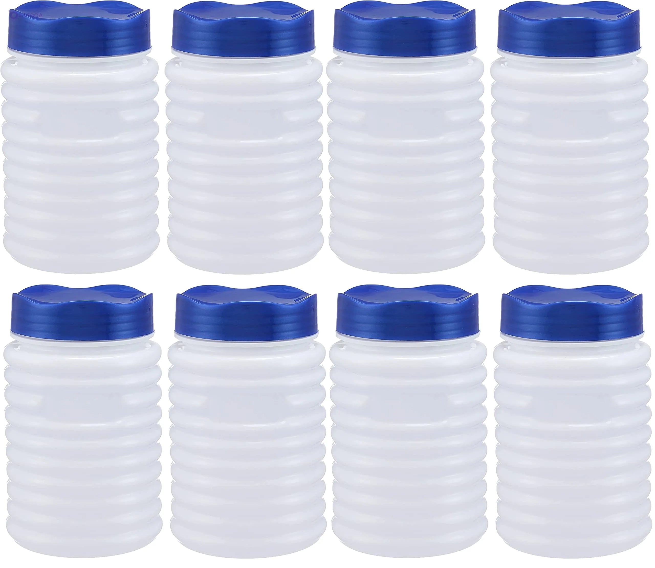 Winner plast Spice jar set ,8 pieces Made from durable, high-quality plastic - Safqqa