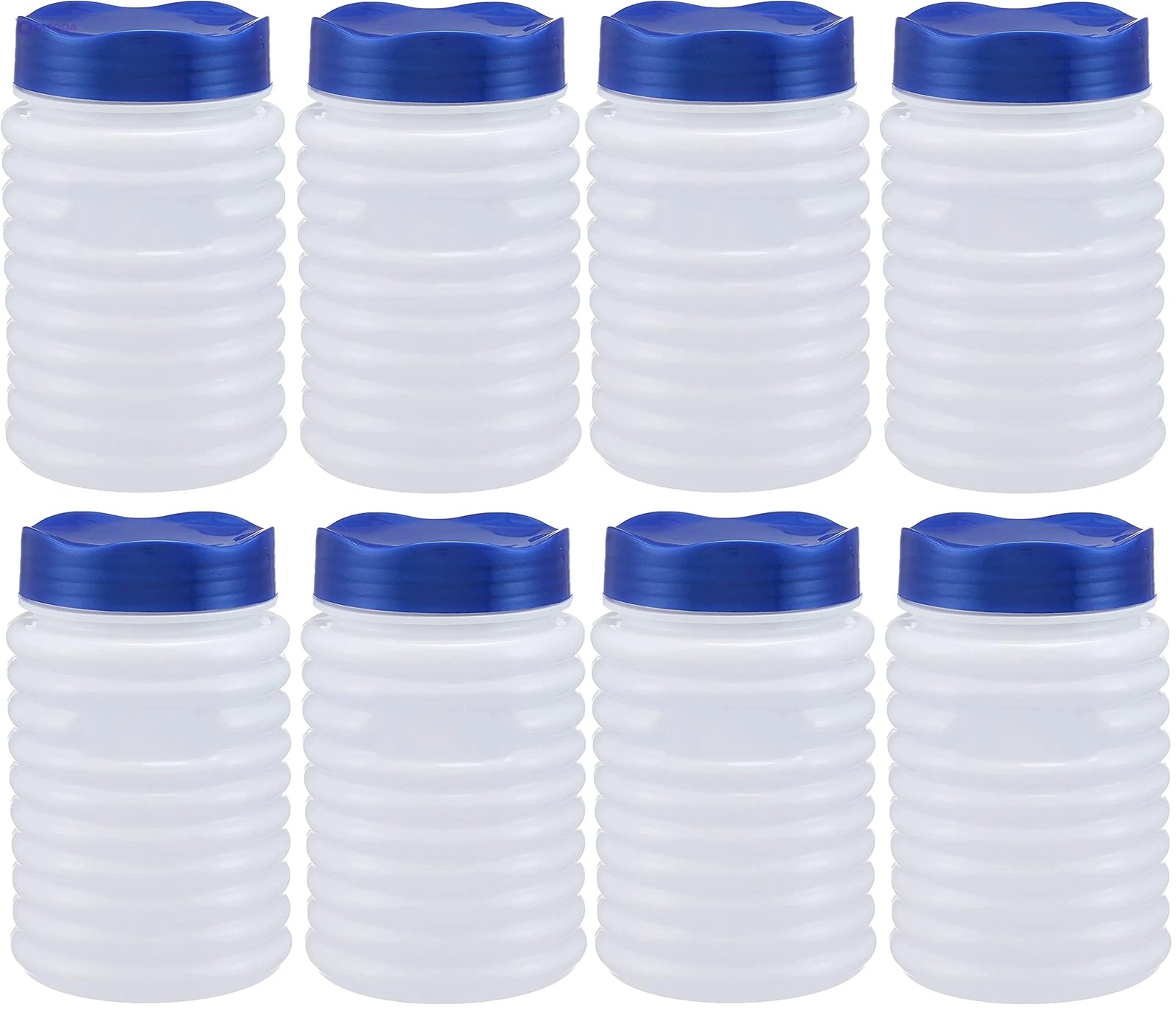 Winner plast Spice jar set ,8 pieces Made from durable, high-quality plastic - Safqqa