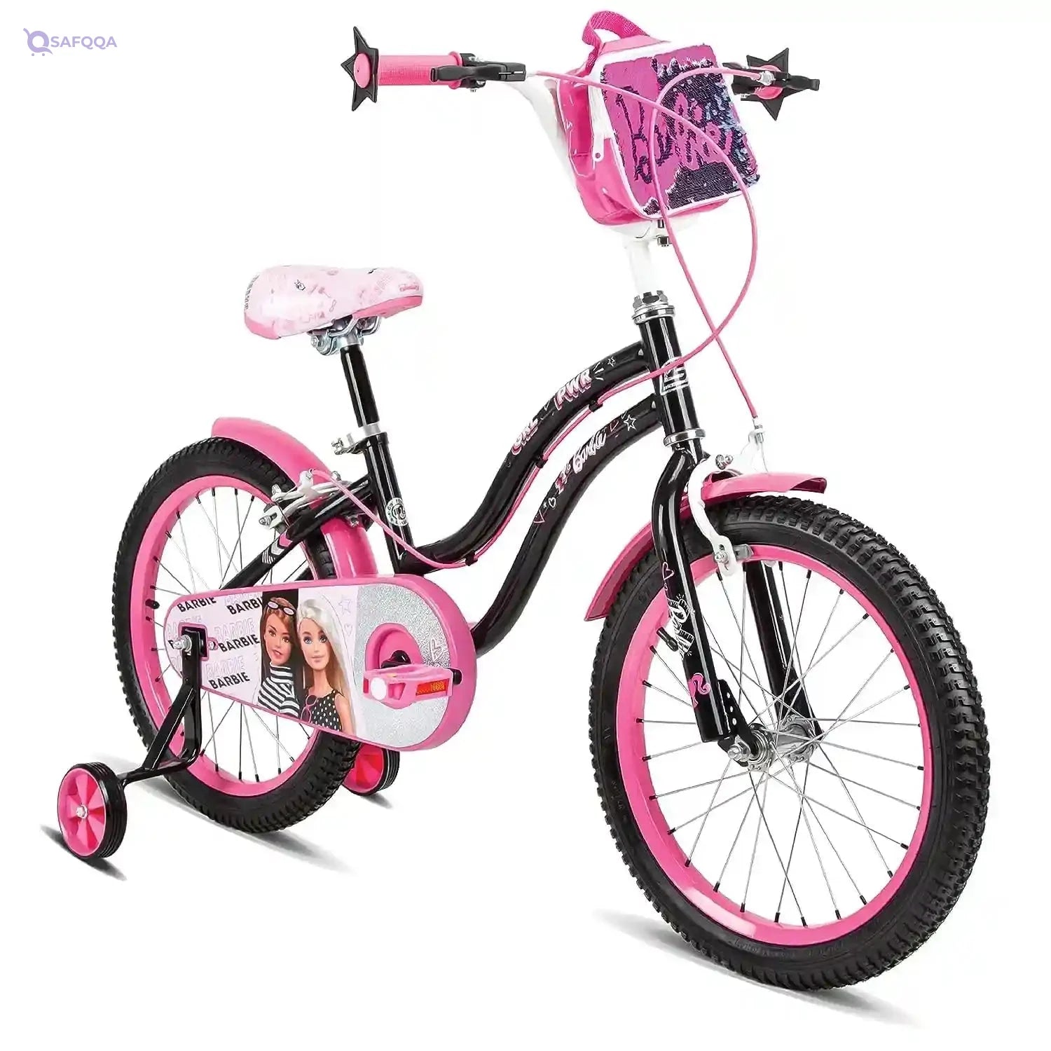 Spartan Bicycle for Kids Frozen Cars Princess Barbie Hot Wheels Character kids Bicycles | Little Children Girls With Training Wheels ( There are scratches and the box is damaged ) - Safqqa