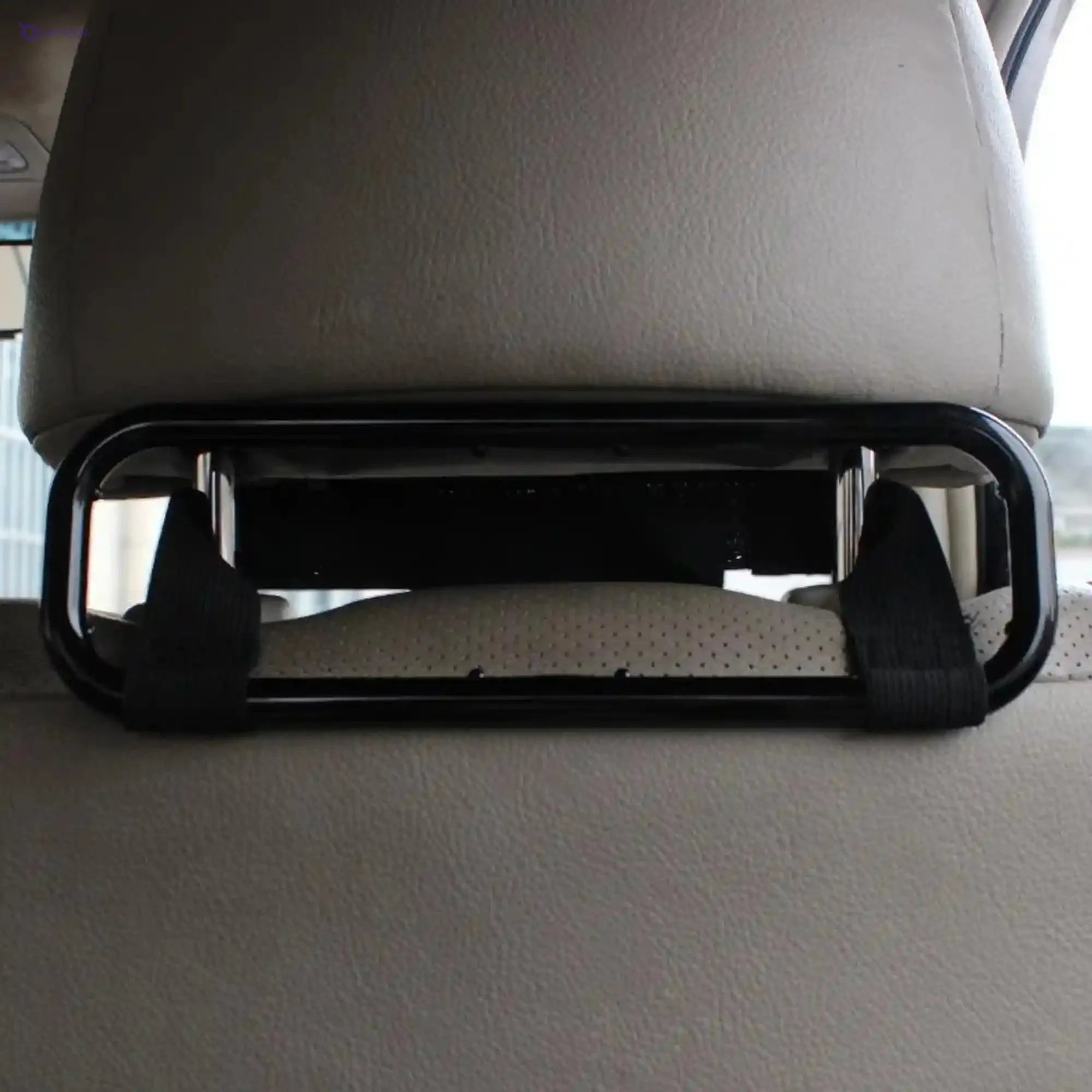 Car tissue paper box holder Auto rear seat headrest support Hold Clip Sun Visor Tissue Box Holder,Car Mount Organizer (Black) - Safqqa Egypt