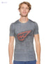 Magma Dot-Pattern Front-Logo Crew-Neck Slim-Fit Sports T-Shirt for Men - Safqqa Egypt
