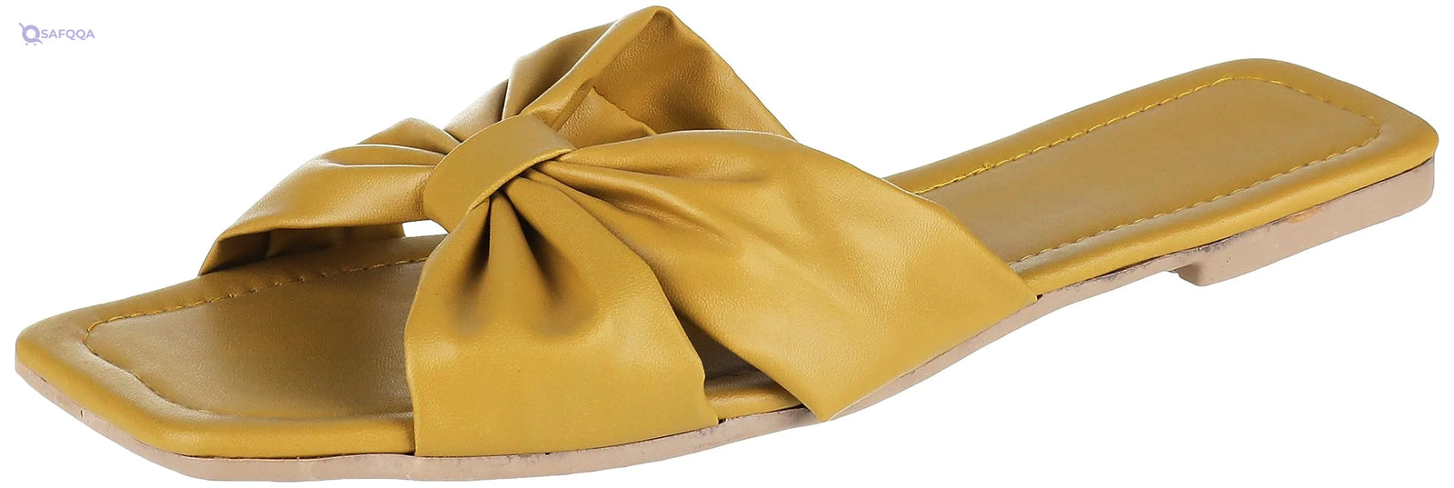 SWAY Flat Slide Slippers For Women, Lightweight and durable sole. - Safqqa