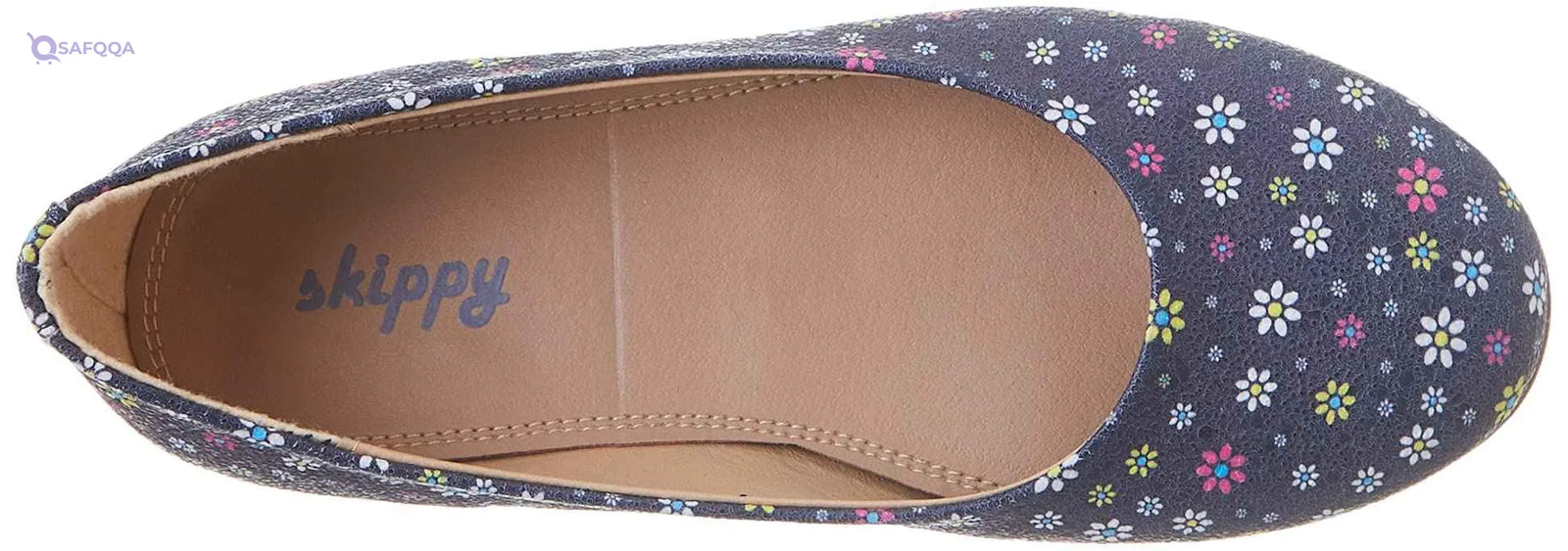 Skippy shoes navy for girls polyurethane leather - Safqqa Egypt