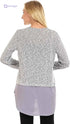 JAMILA Women Decorative Buttons Round Top SHIRT - Safqqa Egypt