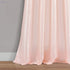 Lush Decor Circle Dream Window Curtains Panel Set for Living, Dining Room, Bedroom (Pair), 54"W x 84"L, Blush - Safqqa