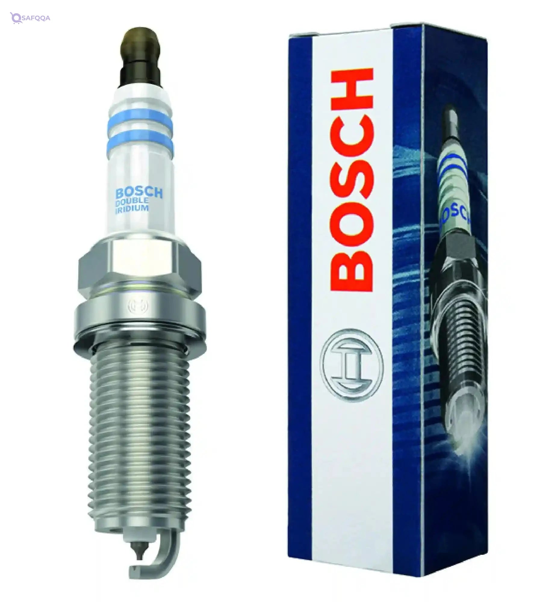Bosch FR7NI332S - Spark Plugs Double Iridium - 1 piece- Damage Box - Safqqa Egypt