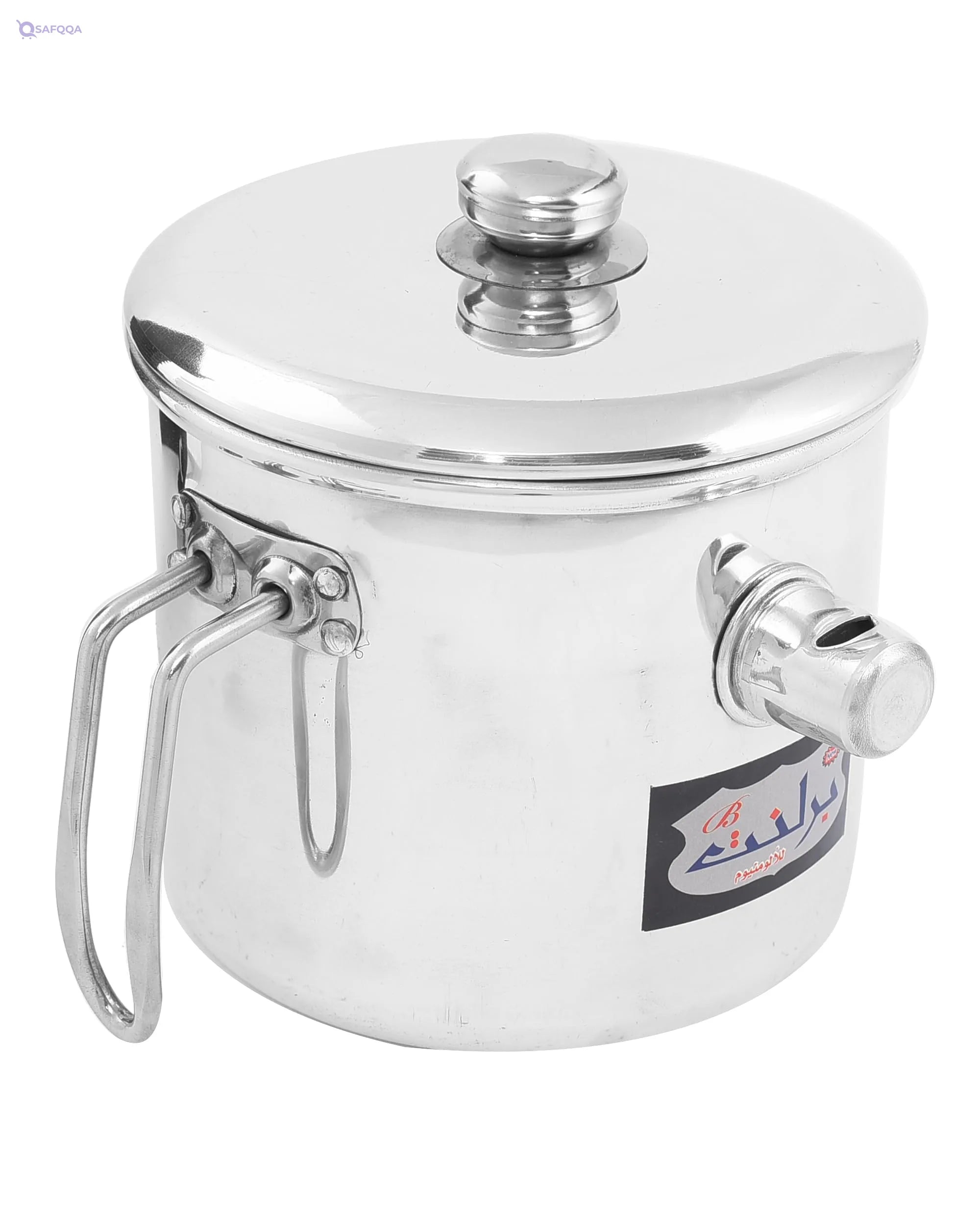 Brilliant Whistling Aluminum Milk Pot – 18 cm - Safqqa