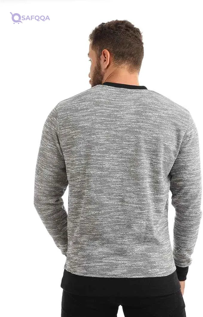 Offcliff Men's Crew Neck Long Sleeve Sweatshirt Sweater - Safqqa Egypt