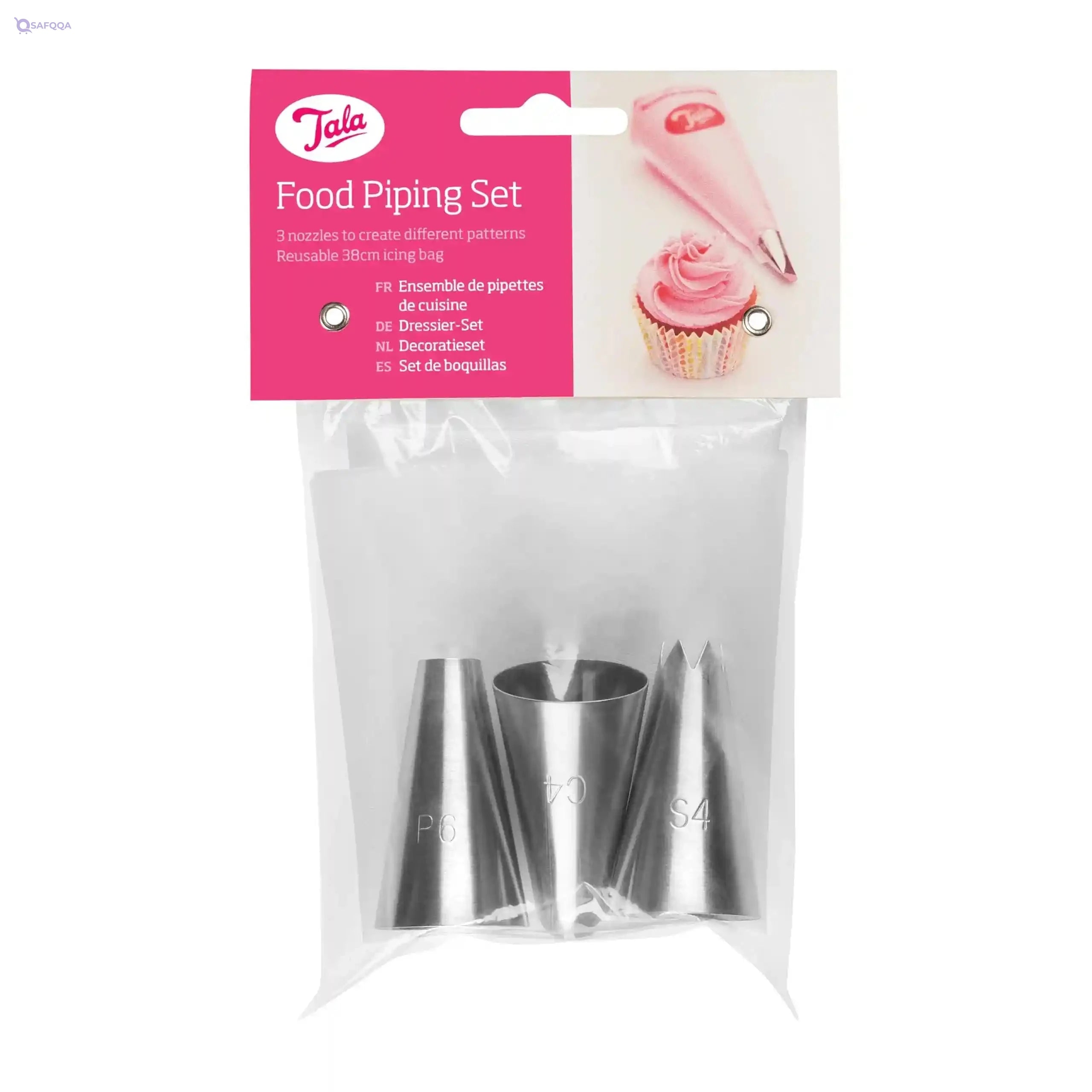 Tala Food Piping Set, Steel - Safqqa