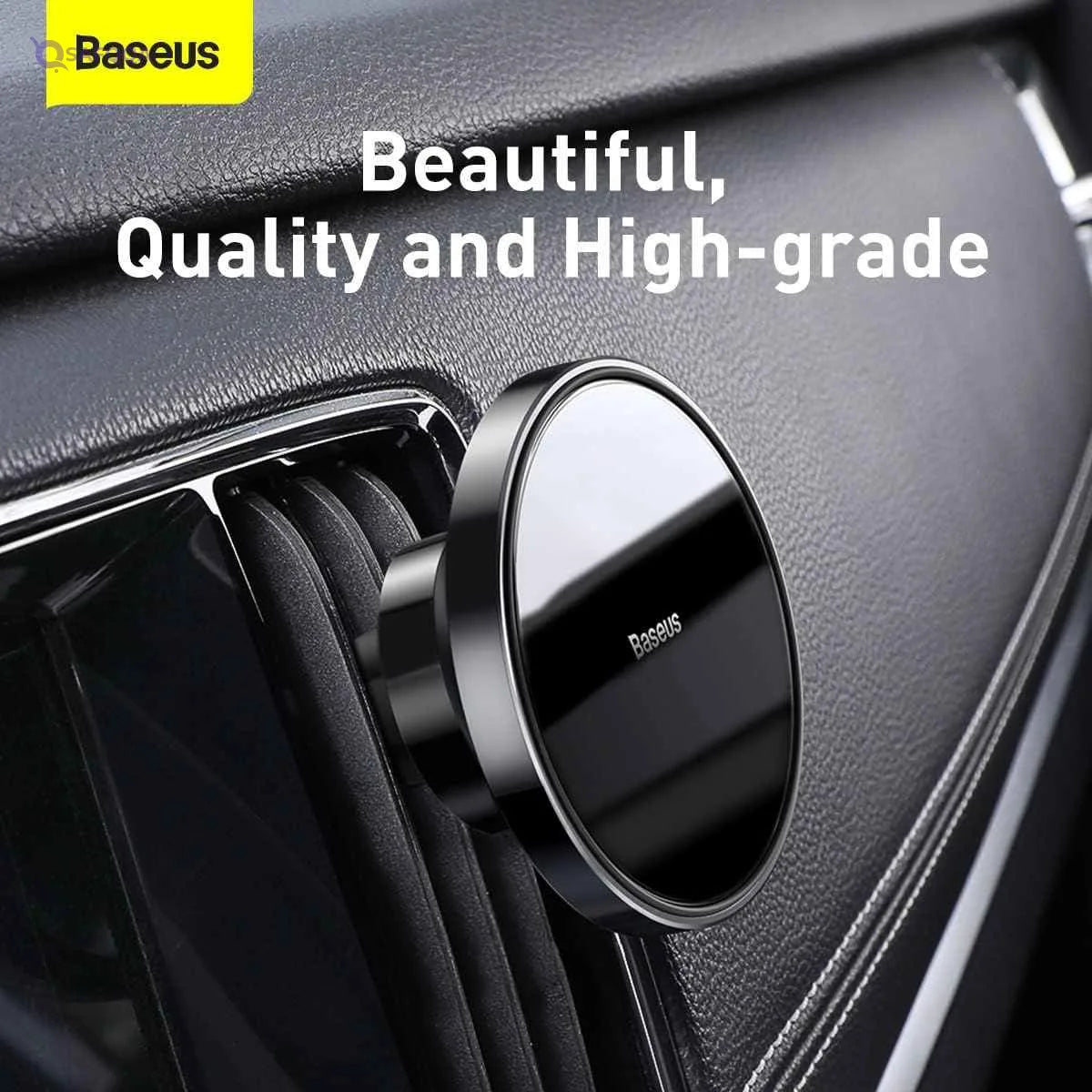 Baseus Magnetic Car Mount Dashboard & Air Vent Cell Phone Holder Compatible for iPhone - Safqqa