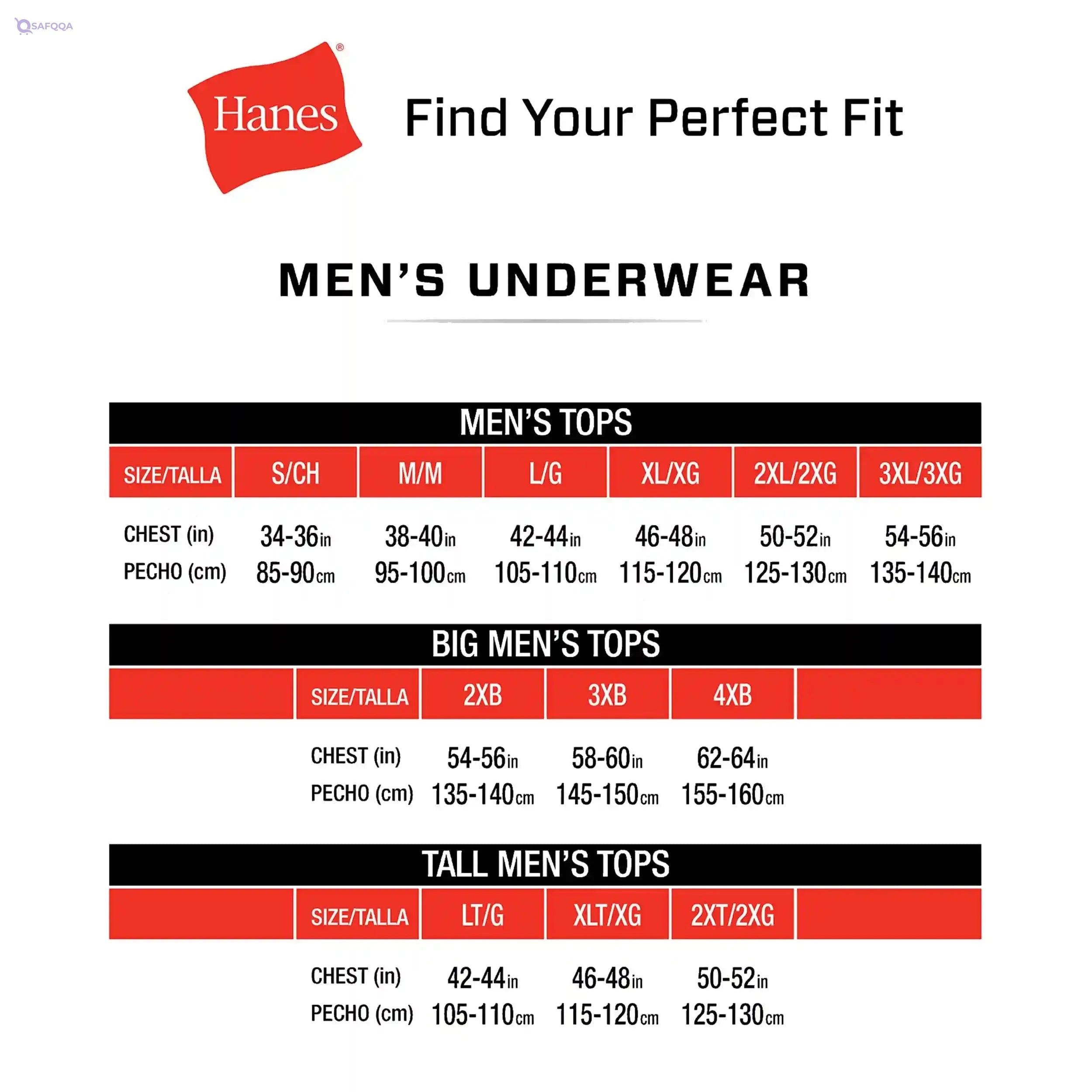 Hanes Undershirts For mens ( 4 pcs) Provides a comfortable fit for everyday wear - Safqqa