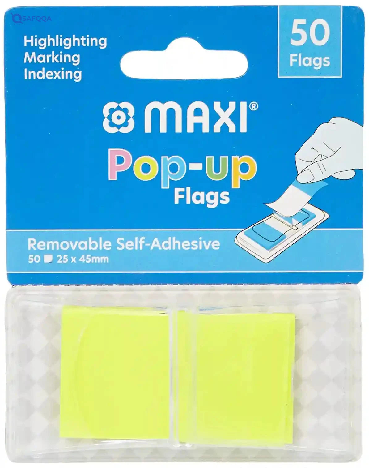 MAXI Self-Adhesive Pop-Up Flags - 50 Pack - Safqqa Egypt