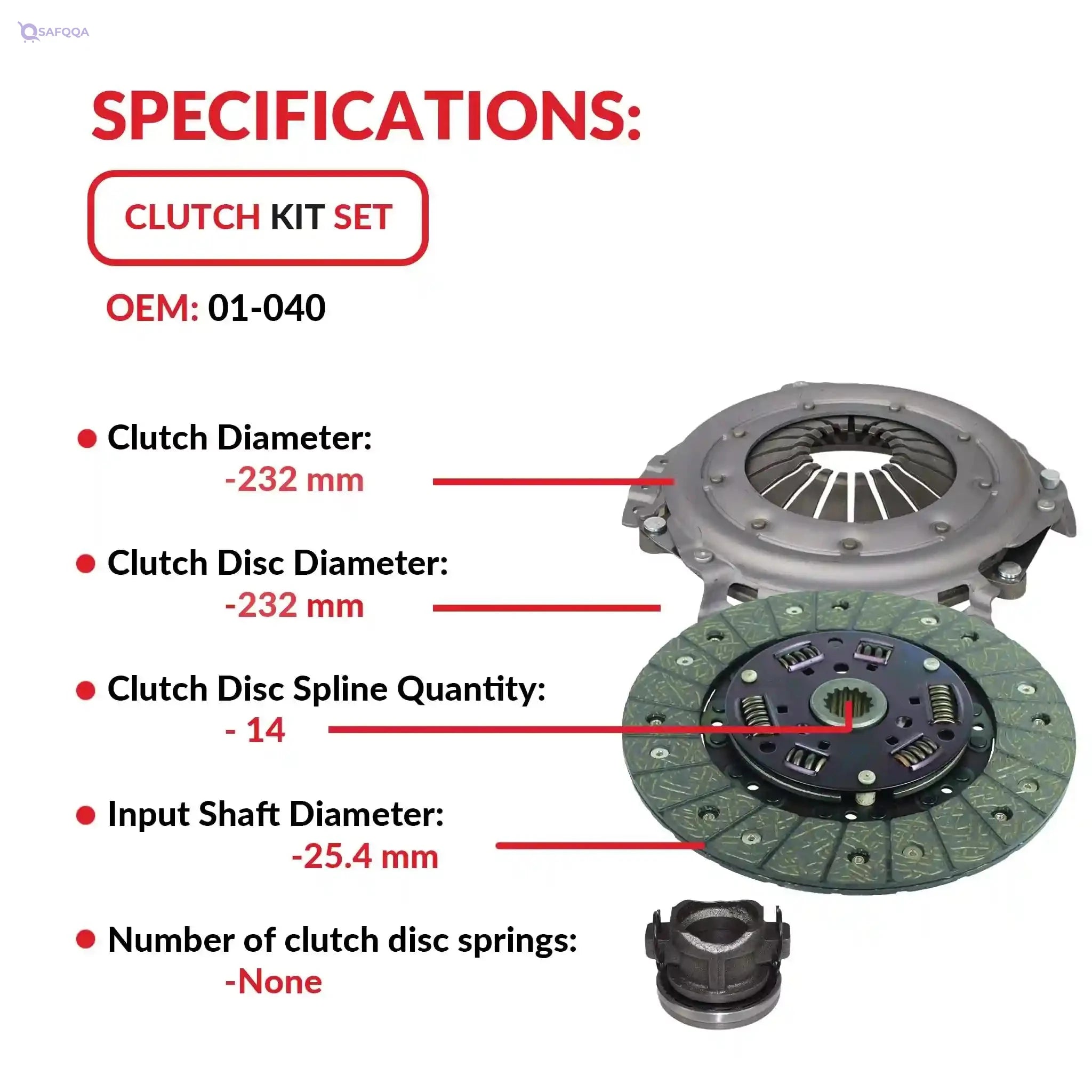 Southeastclutch Clutch Kit Compatible With Tj Wrangler Cherokee Base Se Rio Grande S Sport Utility 2-Door 1994-2002 2.5L 150Cu. In. L4 Gas Ohv Naturally Aspirated (4 Cylindersl4, 2.5L; 01-040) - Safqqa
