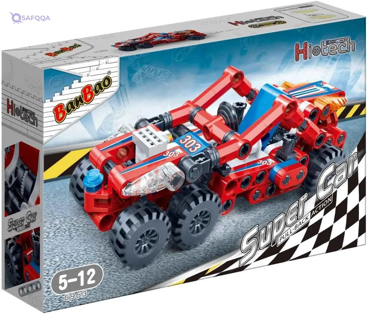 BanBao - Super Car Building Kit (128 Pieces) - Safqqa Egypt