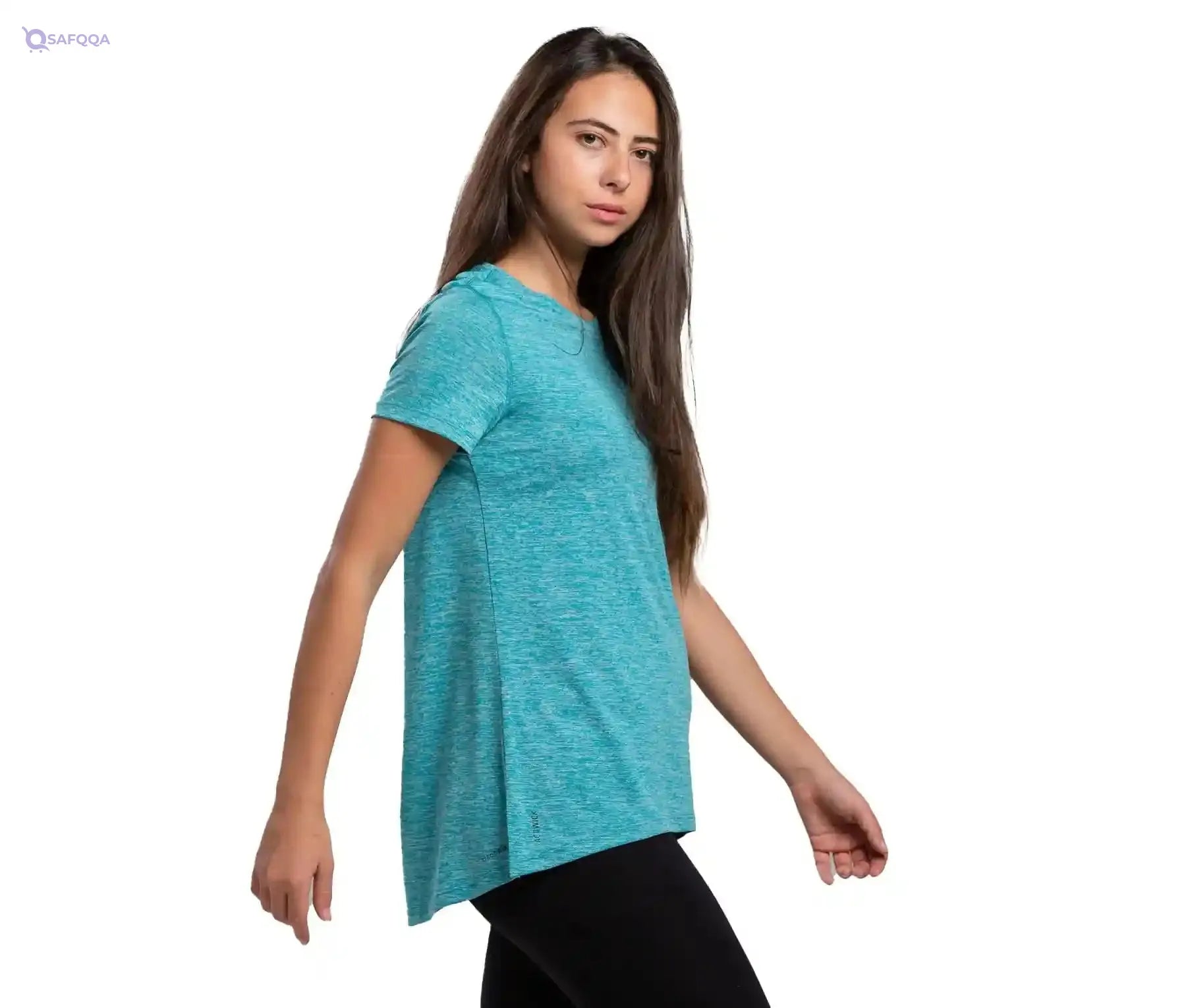 Magma Crew-Neck High-Low Regular-Fit T-Shirt for Women - Safqqa Egypt