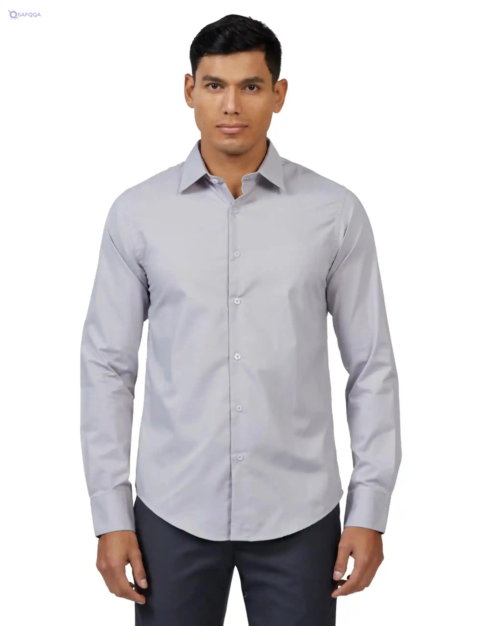 Andora Classic Solid Turn Down Collar Shirt Mens - Safqqa Egypt
