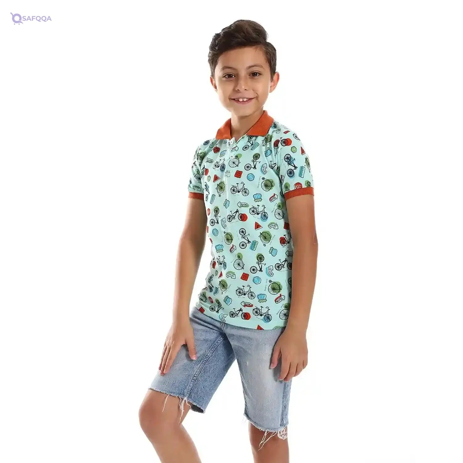 Andora Boys Figure-35S23B30302 Polo Shirt , - Safqqa Egypt