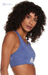 Adidas Contrast Front Logo Racerback Sports Bra for Women - Safqqa