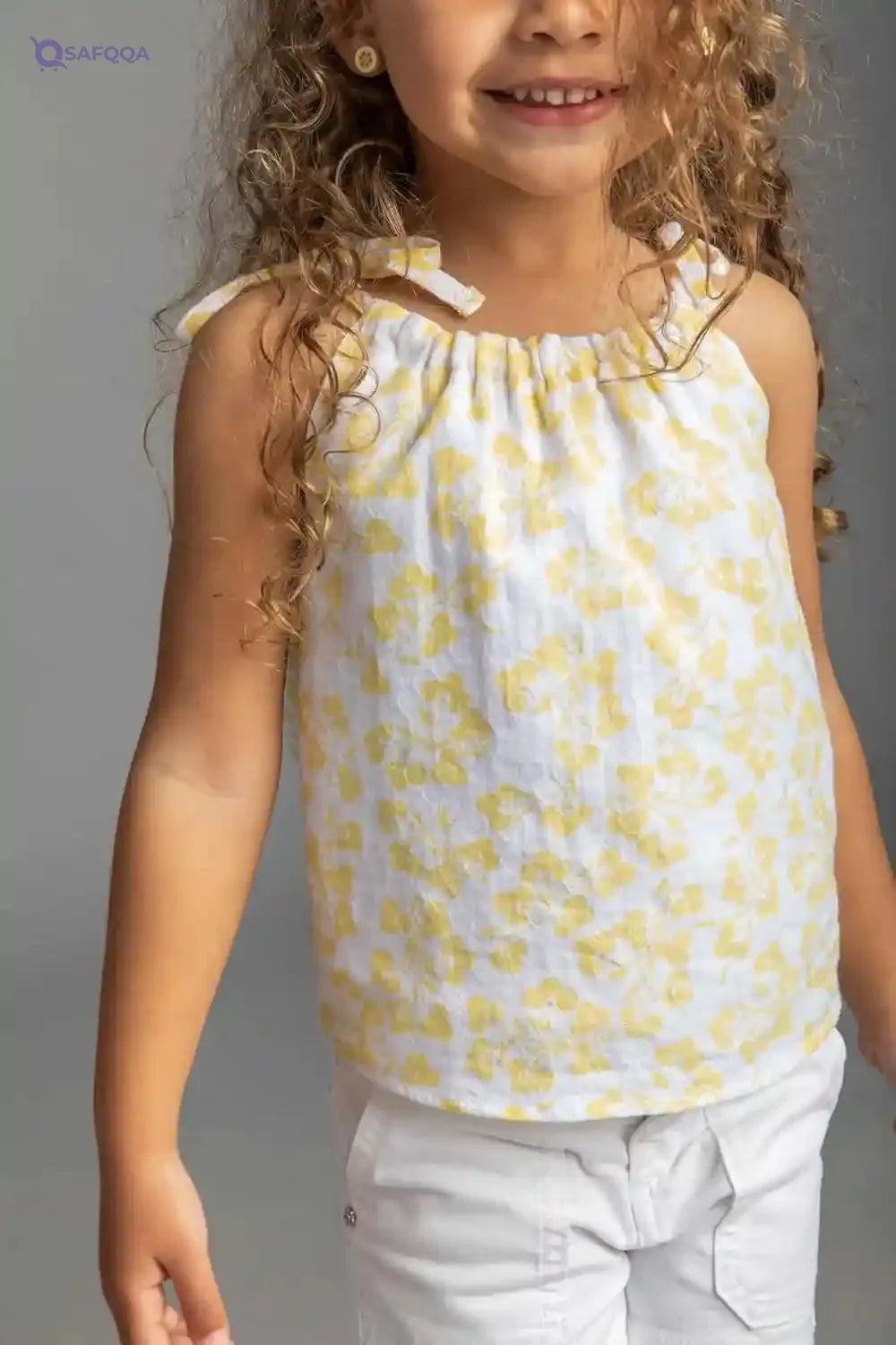 Concrete Girls Sleeveless Jacquard Blouse - Model C521BL6-S22-12N-1026 - Safqqa Egypt