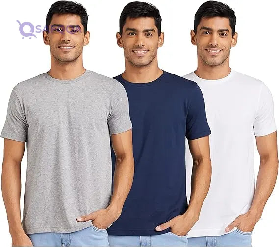 Symbol Men’s Regular T-Shirt pack of 3 - Safqqa