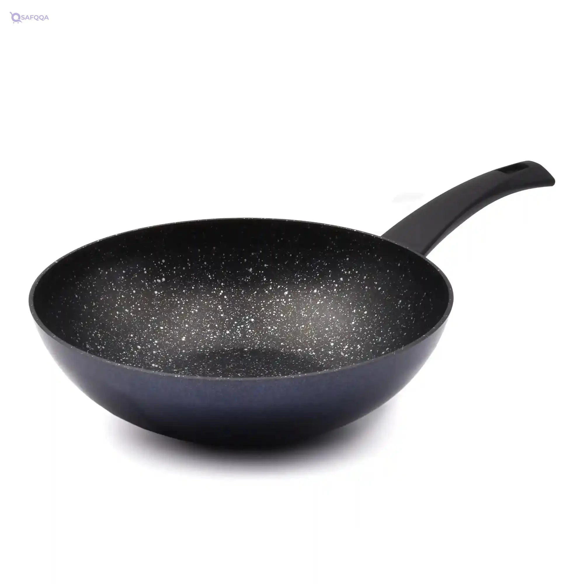 Celar Aluminum Lady Blue Wok, 28 cm Diameter, Induction + Gas Stove, Made In Portugal - Safqqa