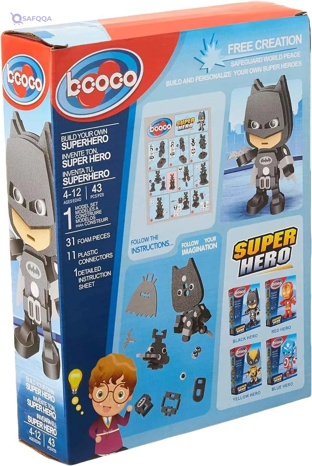 Super Hero Figures Full Sets 43 Pieces ZX820-1 - Safqqa Egypt