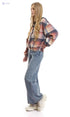 Ravin 95900 Hooded Neck Plaids Sweatshirt, - Safqqa