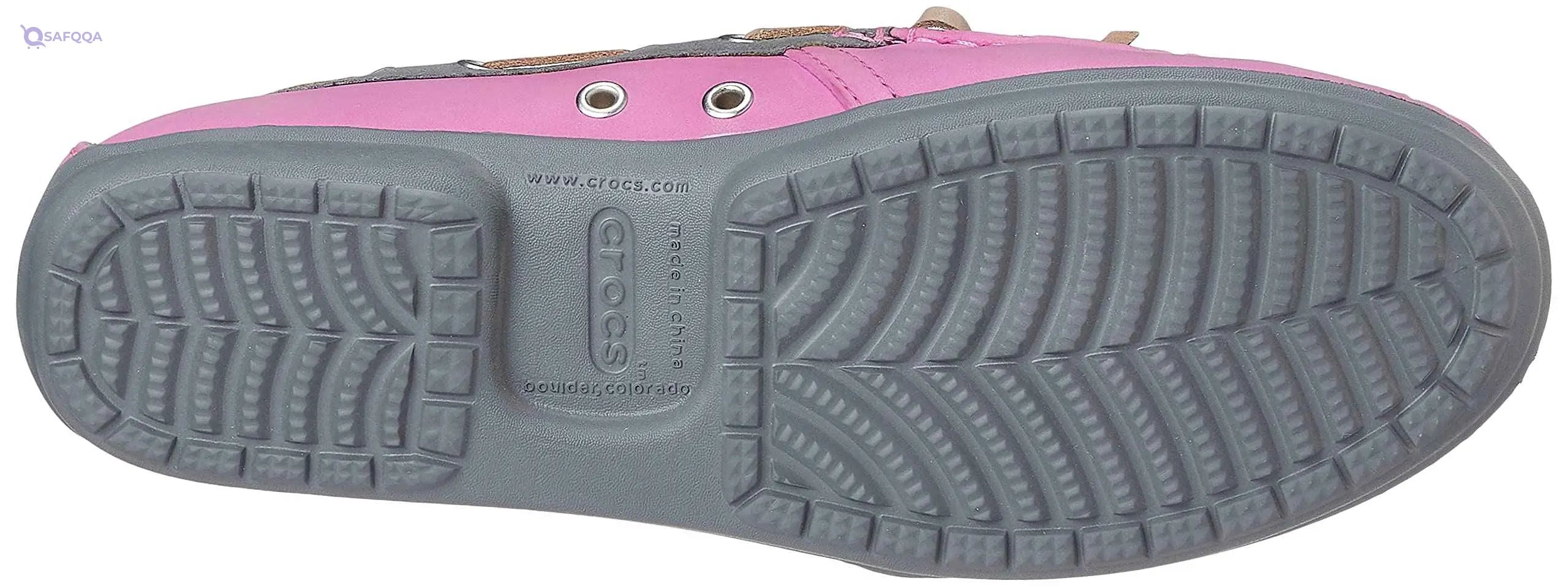 Crocs womens Wild Orchid/Stucco Slip On - Safqqa Egypt